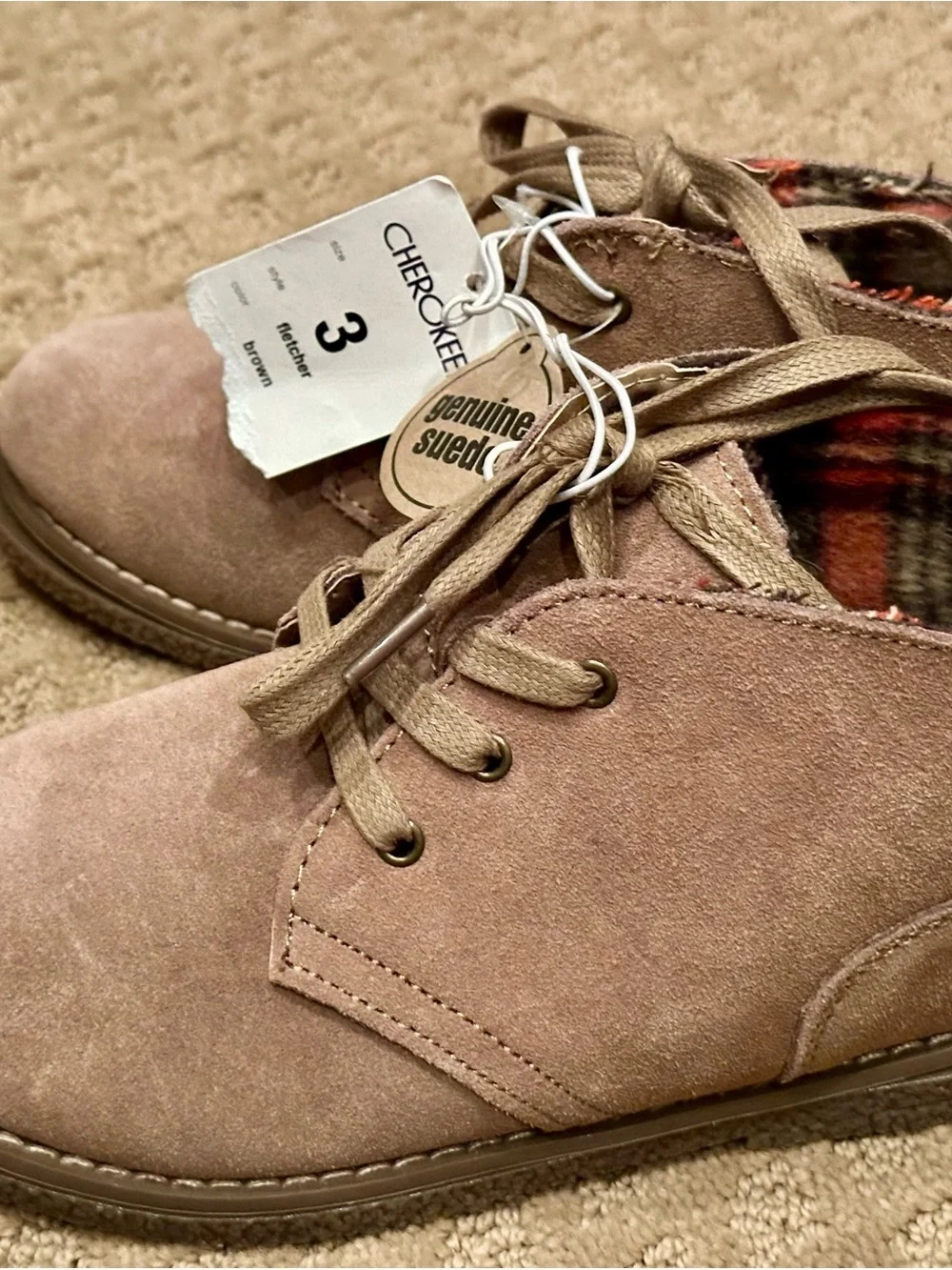 Cherokee genuine suede
